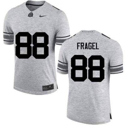 NCAA Ohio State Buckeyes Men's #88 Reid Fragel Gray Nike Football College Jersey RWM0145FZ